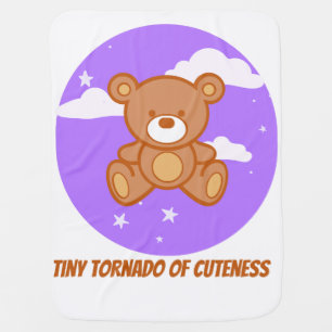 Tiny Tornado of Cuteness Baby Blanket