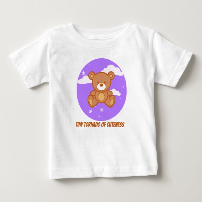 Tiny Tornado of Cuteness Baby T-Shirt (Front)