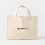 stoned crow Street  Tiny Tote Canvas Bag