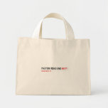 PAXTON ROAD END  Tiny Tote Canvas Bag