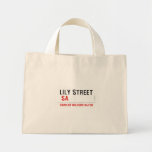 Lily STREET   Tiny Tote Canvas Bag