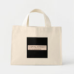 Canal Street  Tiny Tote Canvas Bag