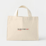 Wellesley Street  Tiny Tote Canvas Bag