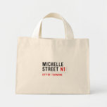 MICHELLE Street  Tiny Tote Canvas Bag