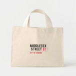 MIDDLESEX  STREET  Tiny Tote Canvas Bag