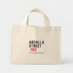 Abdalla  street   Tiny Tote Canvas Bag