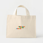 Periodic
 Table
 Writer(('.,.  Tiny Tote Canvas Bag
