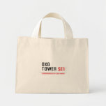 oxo tower  Tiny Tote Canvas Bag