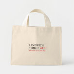 SANDWICH STREET  Tiny Tote Canvas Bag