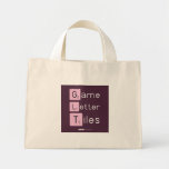 Game
 Letter
 Tiles  Tiny Tote Canvas Bag