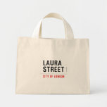 Laura Street  Tiny Tote Canvas Bag