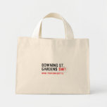Downing St,  Gardens  Tiny Tote Canvas Bag