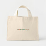 science is understanding how the world works  Tiny Tote Canvas Bag