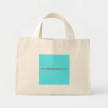 RAYA RD:NOBODY CAN CROSS IT  Tiny Tote Canvas Bag