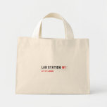 LAB STATION  Tiny Tote Canvas Bag