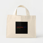 canot place  Tiny Tote Canvas Bag