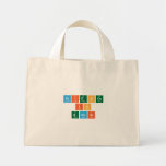 science 
 is 
 great  Tiny Tote Canvas Bag