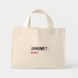 Janumet  Tiny Tote Canvas Bag
