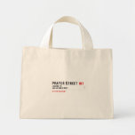 Prayer street  Tiny Tote Canvas Bag