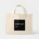 Street Safe  Tiny Tote Canvas Bag