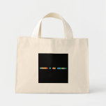 DOCHI z so AWESOME  Tiny Tote Canvas Bag