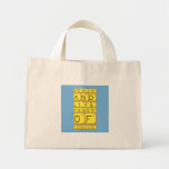 Death
 And
 Life
 power
 Of
 tongue  Tiny Tote Canvas Bag