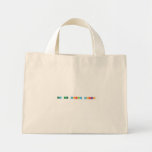 HOW THE WORLD WORKS  Tiny Tote Canvas Bag