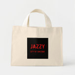 jazzy  Tiny Tote Canvas Bag