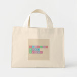 Periodic
 Table
 Writer  Tiny Tote Canvas Bag