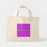 love me for me  Tiny Tote Canvas Bag