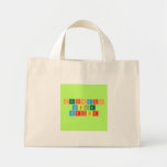 Periodic
 Table
 Writer  Tiny Tote Canvas Bag