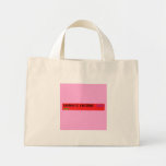 Hannah is awesome   Tiny Tote Canvas Bag