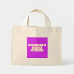 Periodic
 Table
 Writer  Tiny Tote Canvas Bag