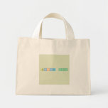 Thinking Day  Tiny Tote Canvas Bag