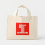 KEEP
 CALM
 AND
 DO
 AGSCIENCE  Tiny Tote Canvas Bag