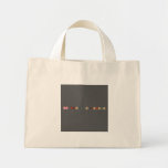 All About Substances  Tiny Tote Canvas Bag