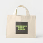 Periodic
 Table
 Writer  Tiny Tote Canvas Bag