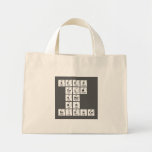 KEEP
 CALM
 AND
 DO
 SCIENCE  Tiny Tote Canvas Bag