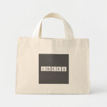 AHORRO  Tiny Tote Canvas Bag