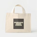 Periodic
 Table
 Writer  Tiny Tote Canvas Bag