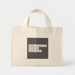 Periodic
 Table
 Writer  Tiny Tote Canvas Bag