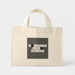 Periodic
 Table
 Writer  Tiny Tote Canvas Bag
