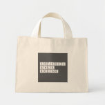 Periodic
 Table
 Writer  Tiny Tote Canvas Bag