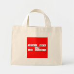 Keep Calm
 and 
 Do Science  Tiny Tote Canvas Bag