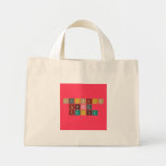 Periodic
 Table
 Writer  Tiny Tote Canvas Bag