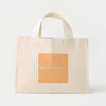 JESSICA MY TRUE LOVE  Tiny Tote Canvas Bag
