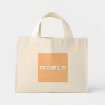 OUI-PERN  Tiny Tote Canvas Bag