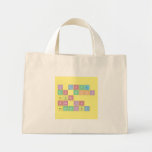 I love 
 Ms Nikki
 Cause
 She is
 Beautiful    Tiny Tote Canvas Bag