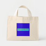 Alex and Josh  Tiny Tote Canvas Bag