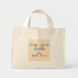felices pascuas
 y un 
 prospero
 2019
 con
 luis feliu  Tiny Tote Canvas Bag